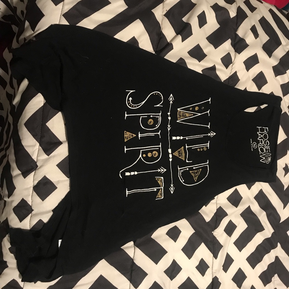 Black wild spirit tanktop